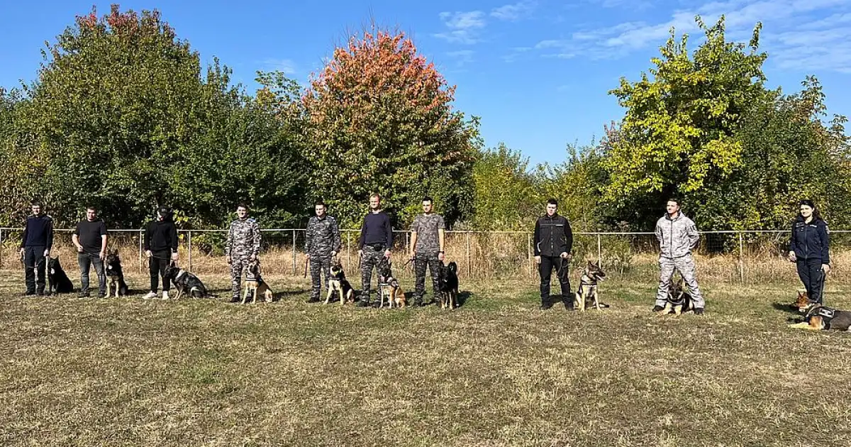 Echipele canine de intervenție din Bacău, instruite împreună