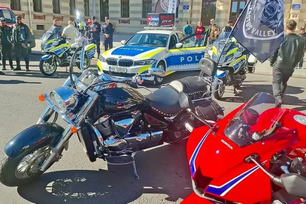 Sezonul moto 2026 din Bacău s-a încheiat. Parada motocicliștilor a traversat municipiul